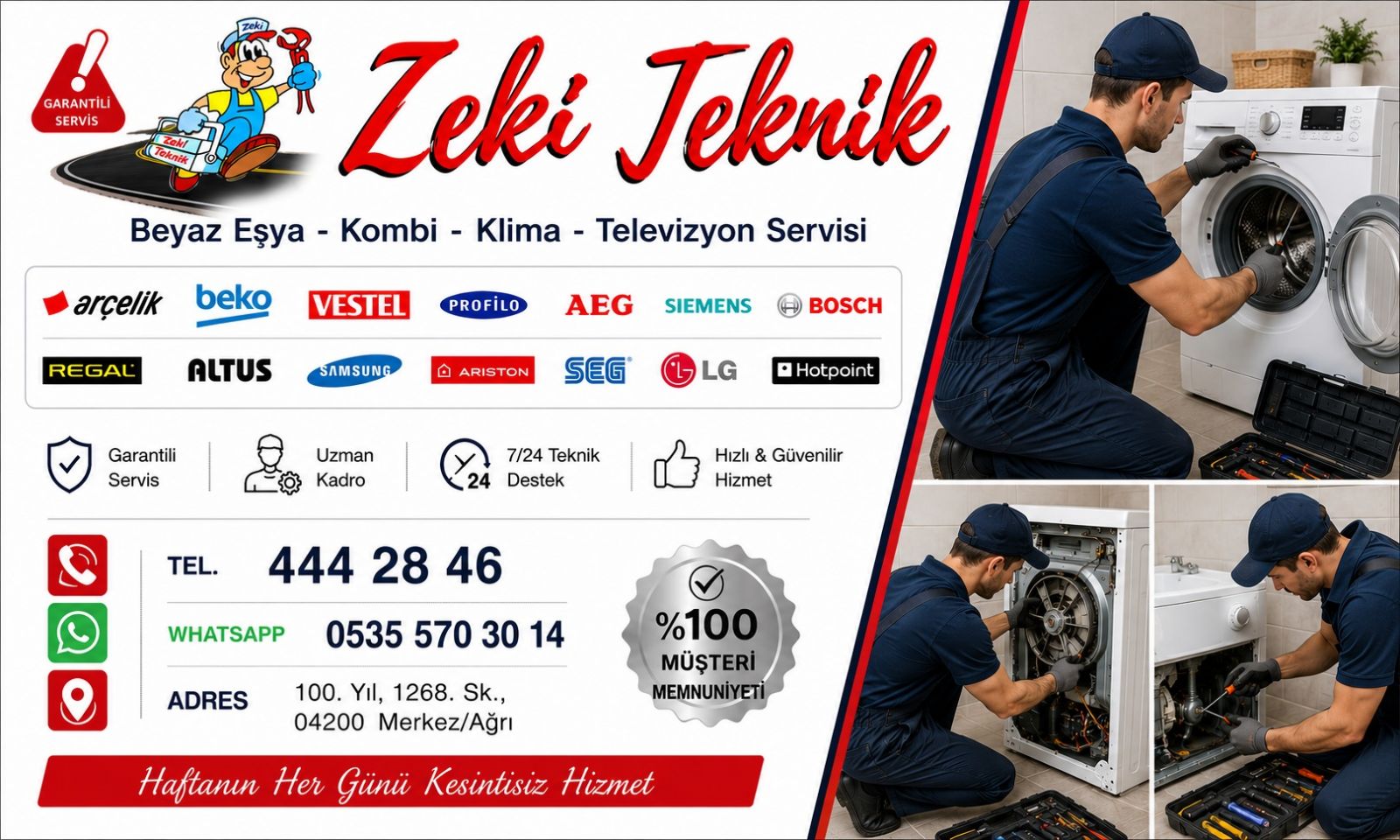 Ağrı Arçelik Servisi
